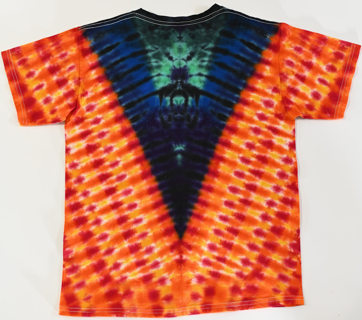 Youth Large Spider V DNA Tie Dye on a Gildan Ultra Cotton T-Shirt
