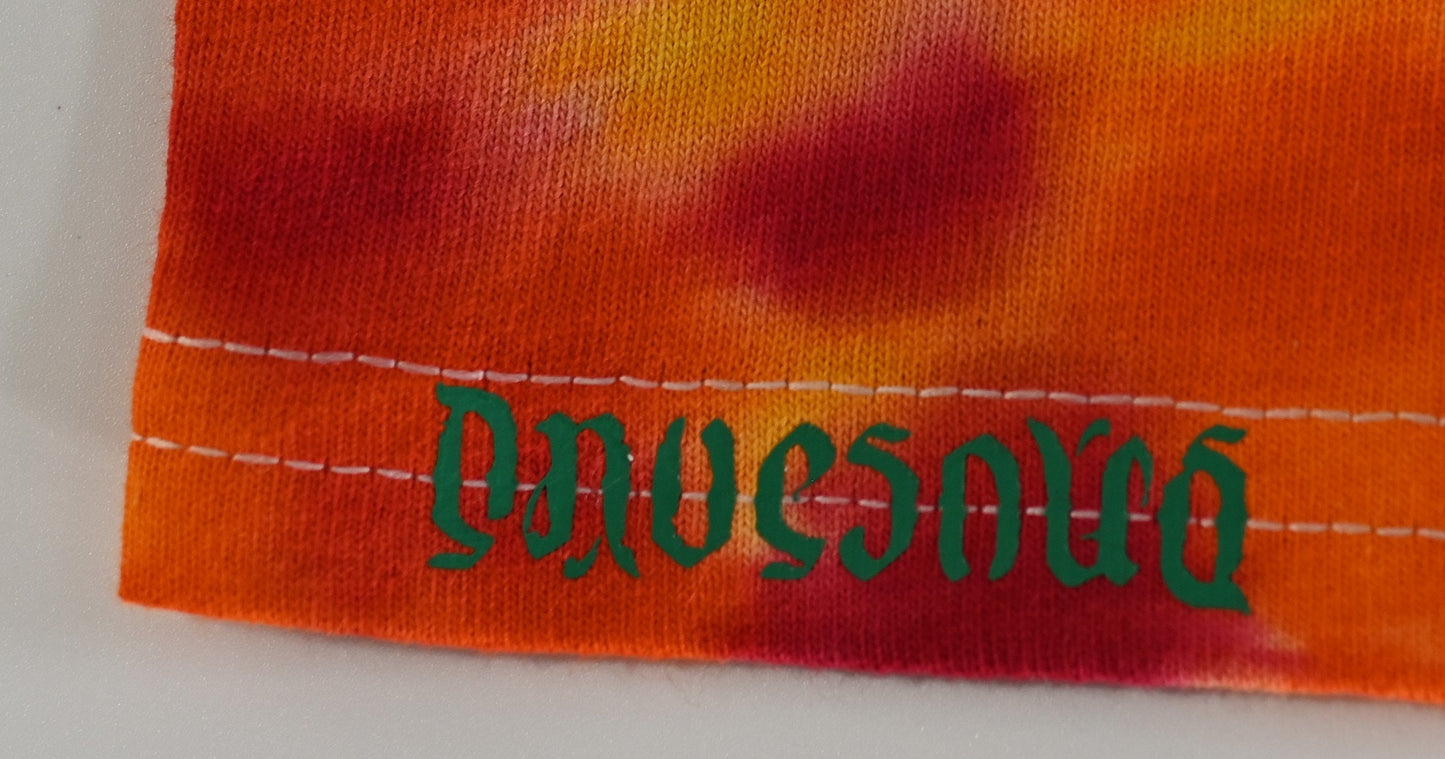 Youth Large Spider V DNA Tie Dye on a Gildan Ultra Cotton T-Shirt