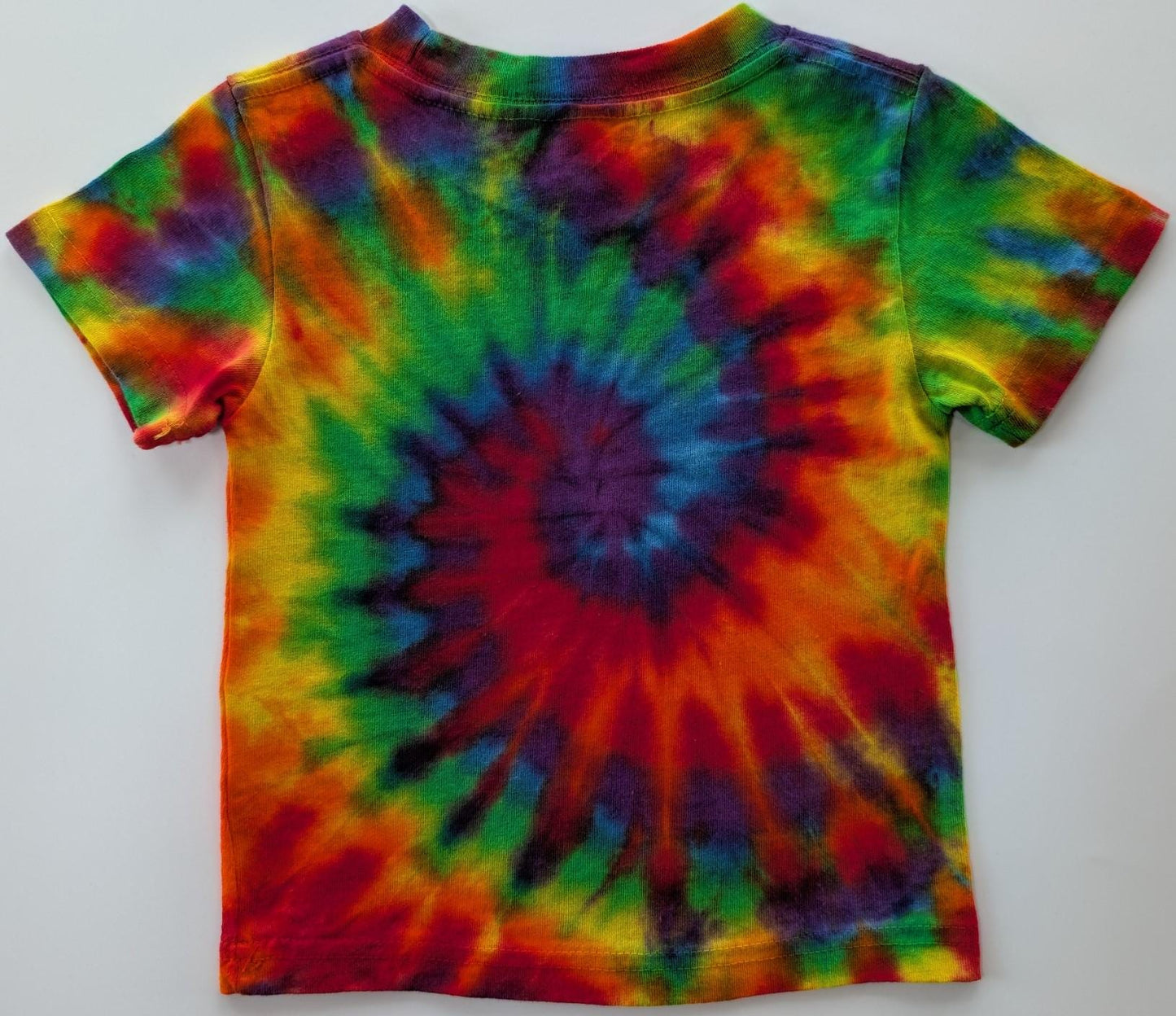 24 Months Spiral Tie Dye on a Rabbit Skins Cotton T-Shirt