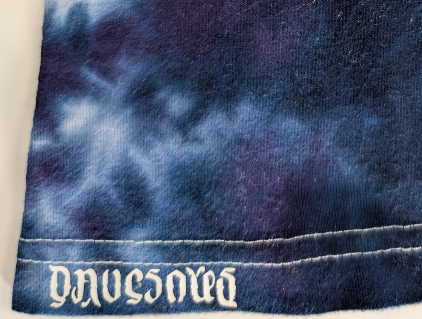 2X 20 Point Mandala w/ Cosmic Egg Center/Scrunch "Metallic Messenger" Tie Dye on a Tultex 290 Ringspun Cotton T-Shirt