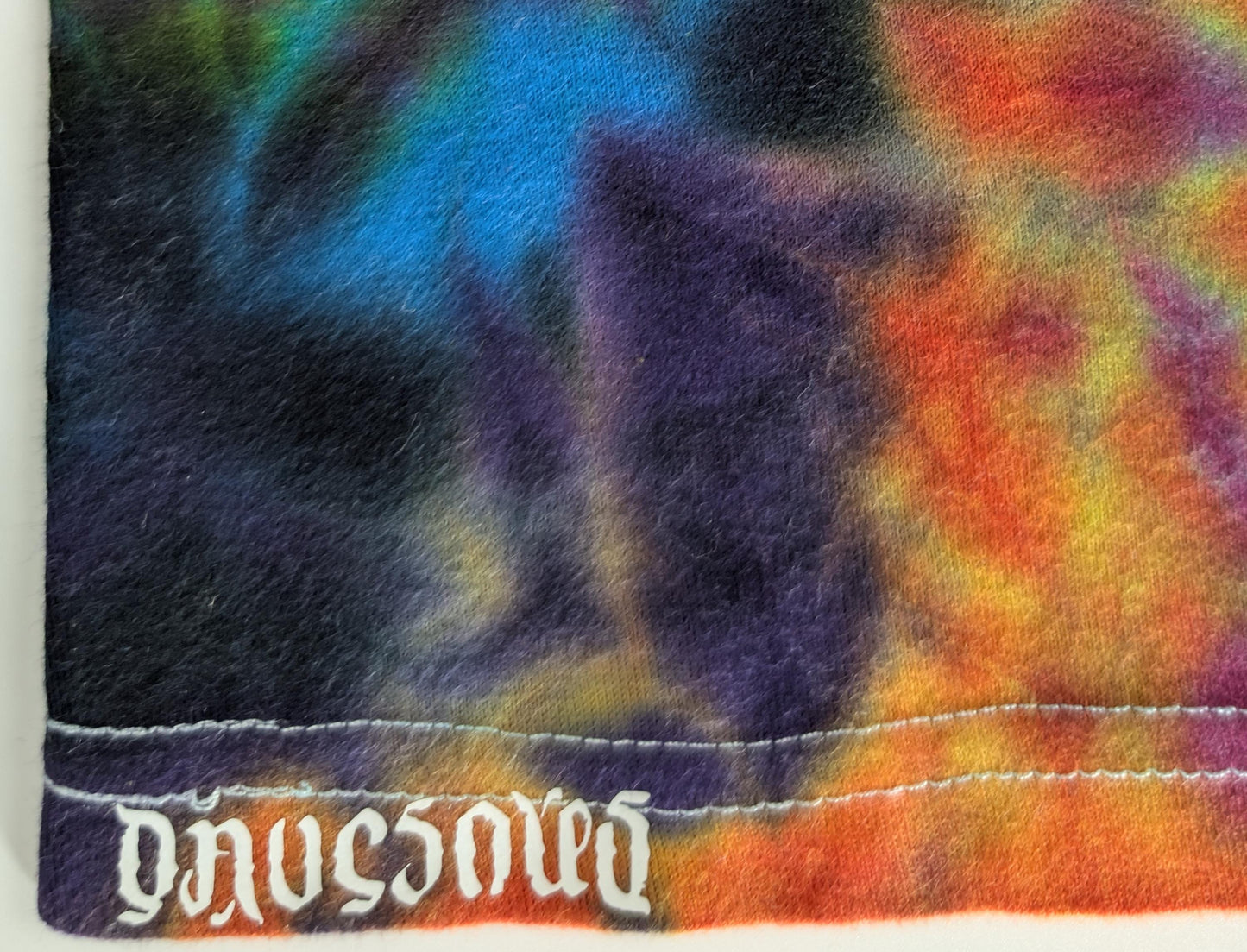 Medium Rorschach Scrunch Tie Dye in my Psychedelic Vision Color Palette on a Tultex 290 Ringspun Cotton T-Shirt