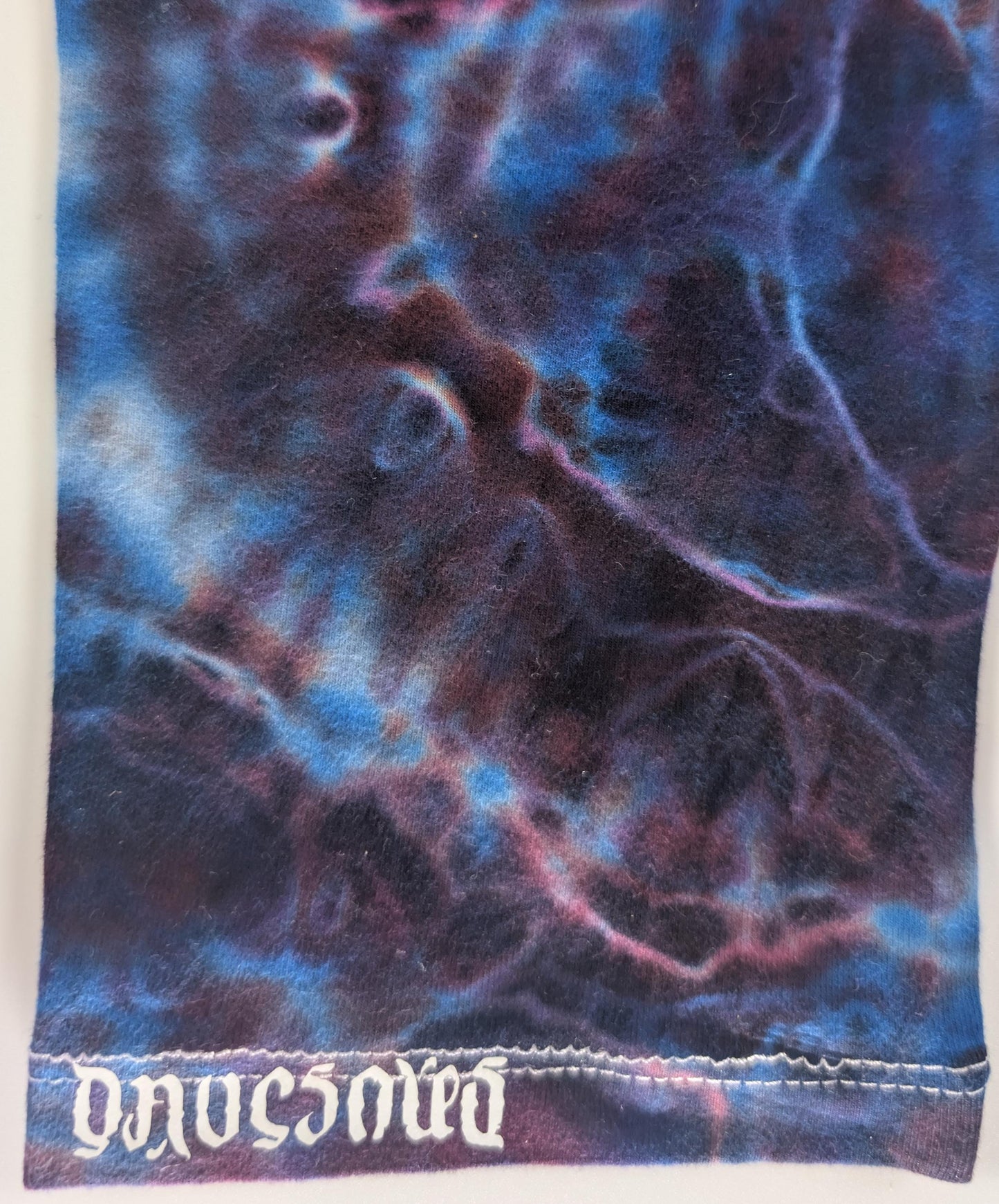 Medium Cosmic Eggs + Heart/Geodes Hybrid Tie Dye on Wide Waist Band Dancing Robin Form Fitting, Med Thickness 92 Cotton 8% Spandex Leggings*
