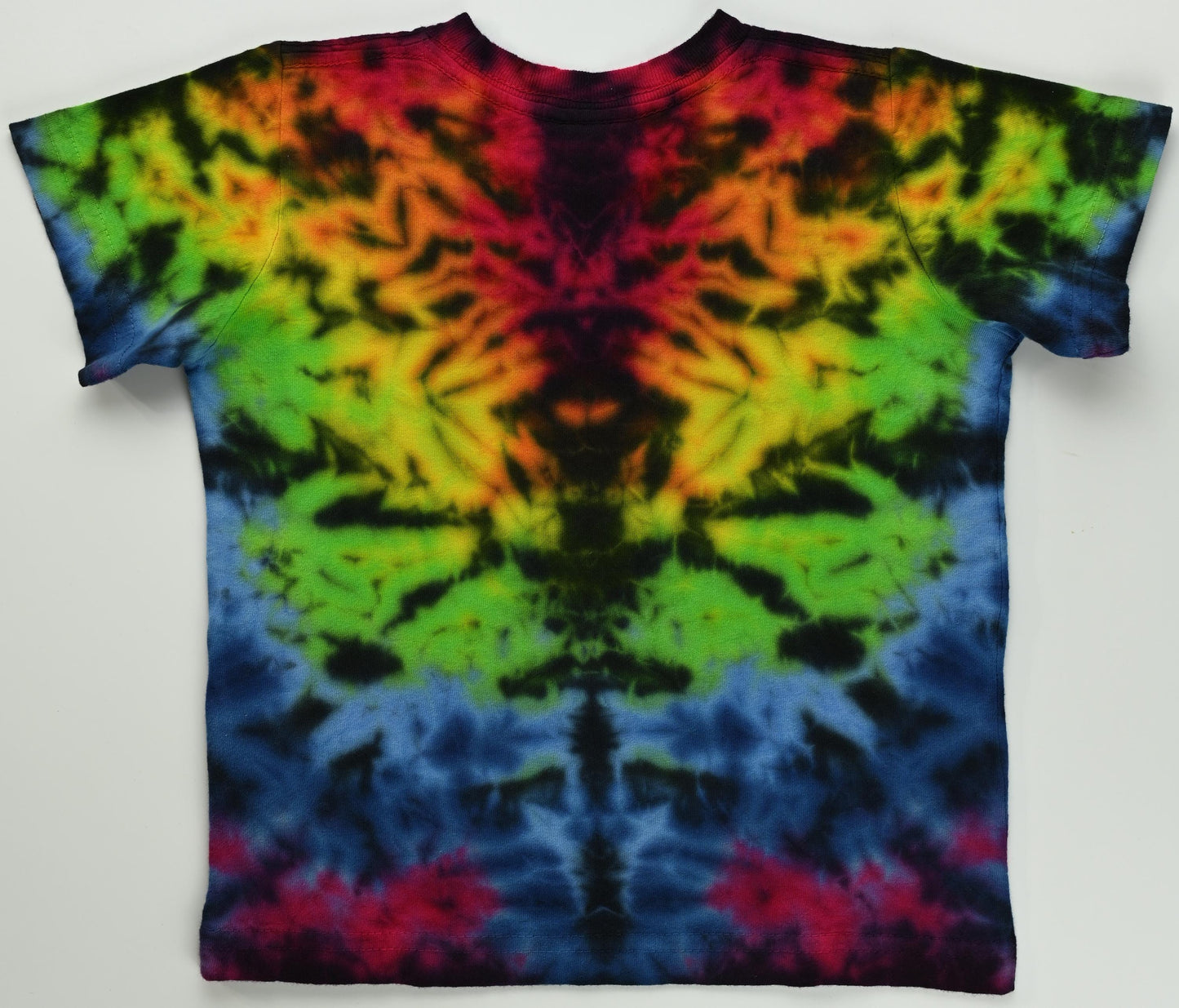 Children's Size 2 Scrunch Tie Dye on a Rabbit Skins Cotton T-Shirt