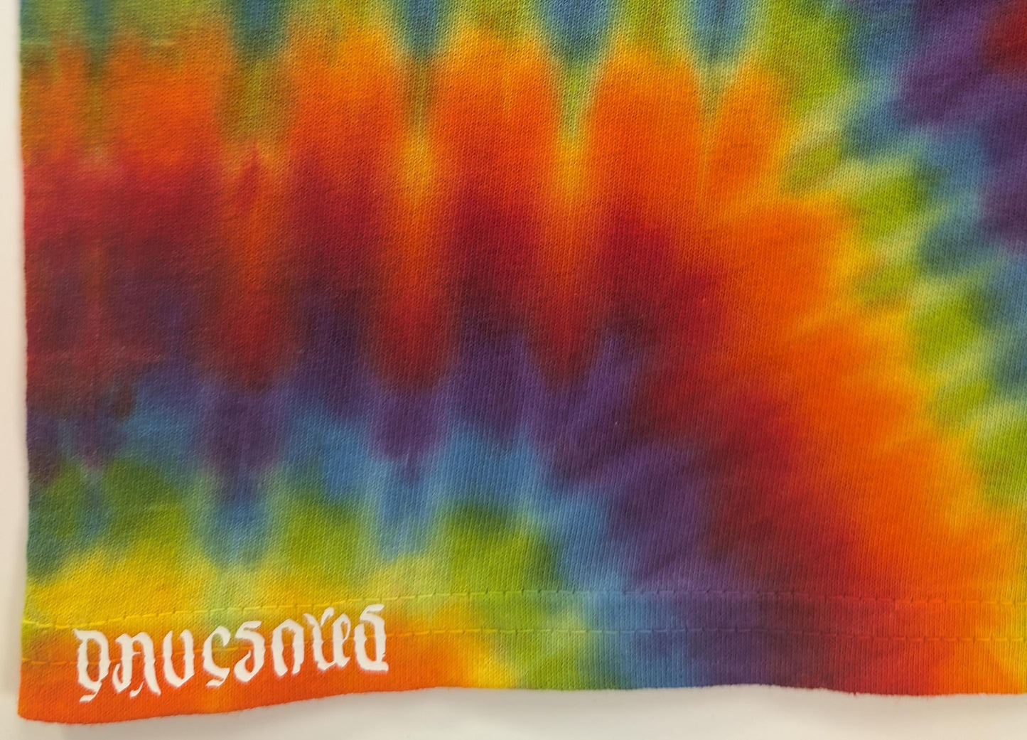 Large Hexagram Trippy Weaver, "Star of Dave's Dyes" Tie Dye on a Gildan Ultra Cotton PFD (Prepared for Dye) T-Shirt