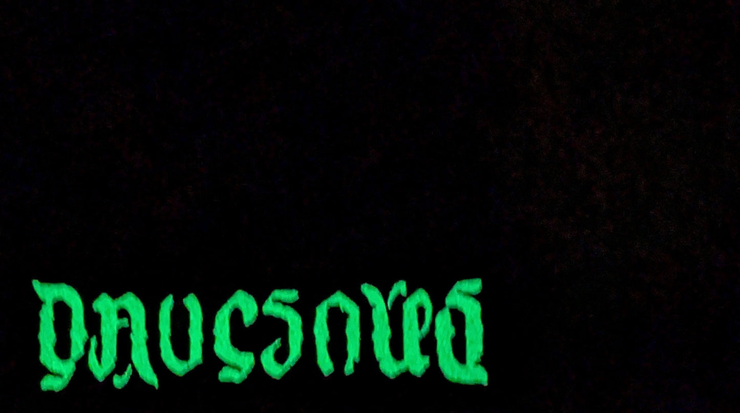 Large UV Reactive Quantum Scrunch "Crystal Wash" Low Water Immersion Tie Dye on a Gildan UItra Cotton PFD (Prepared for Dye) T-Shirt