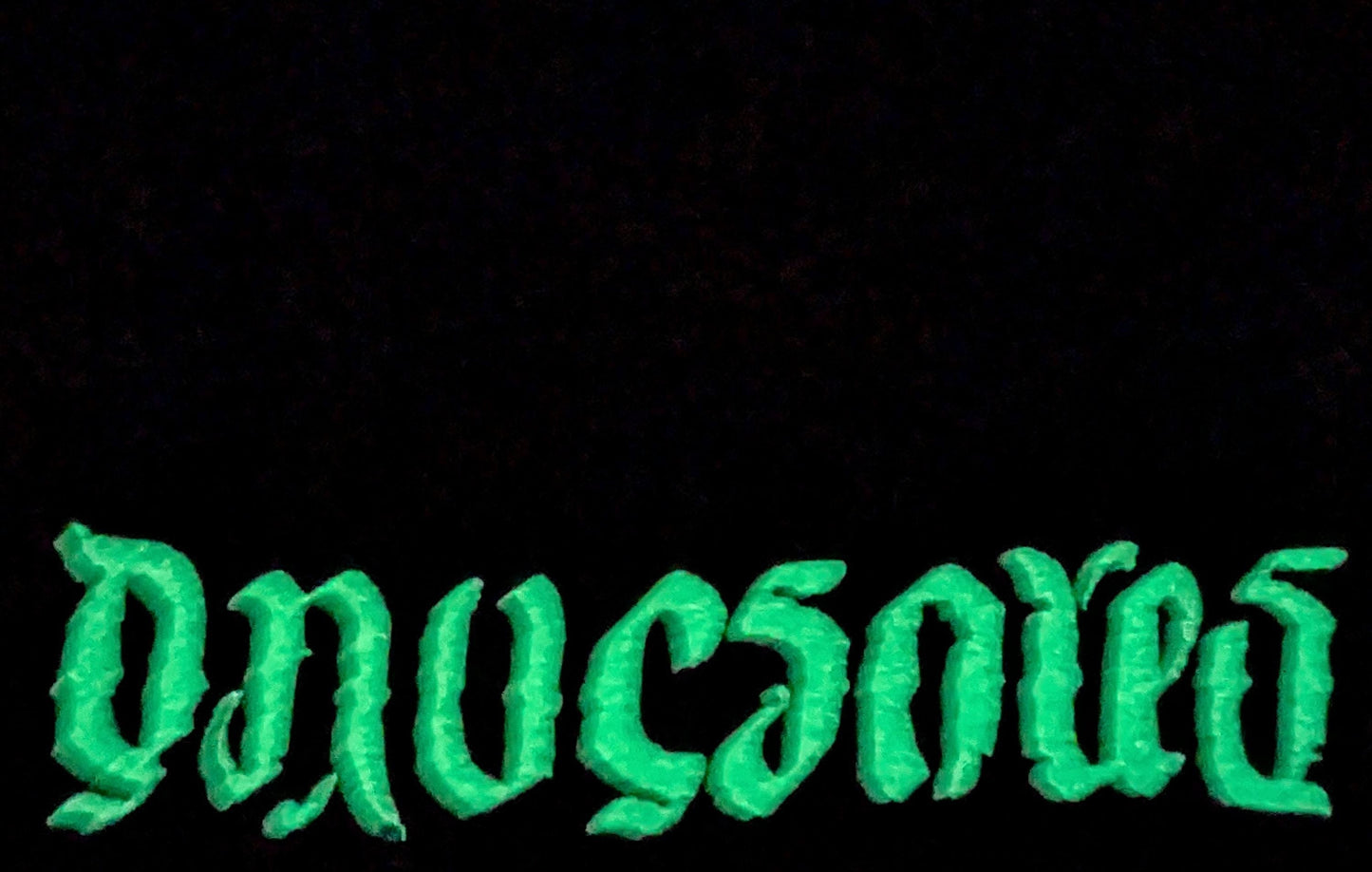 Medium Cosmic Egg/Geode Hybrid Ice Dye Tie Dye on a Tultex 291 Ringspun Cotton Long Sleeve Shirt