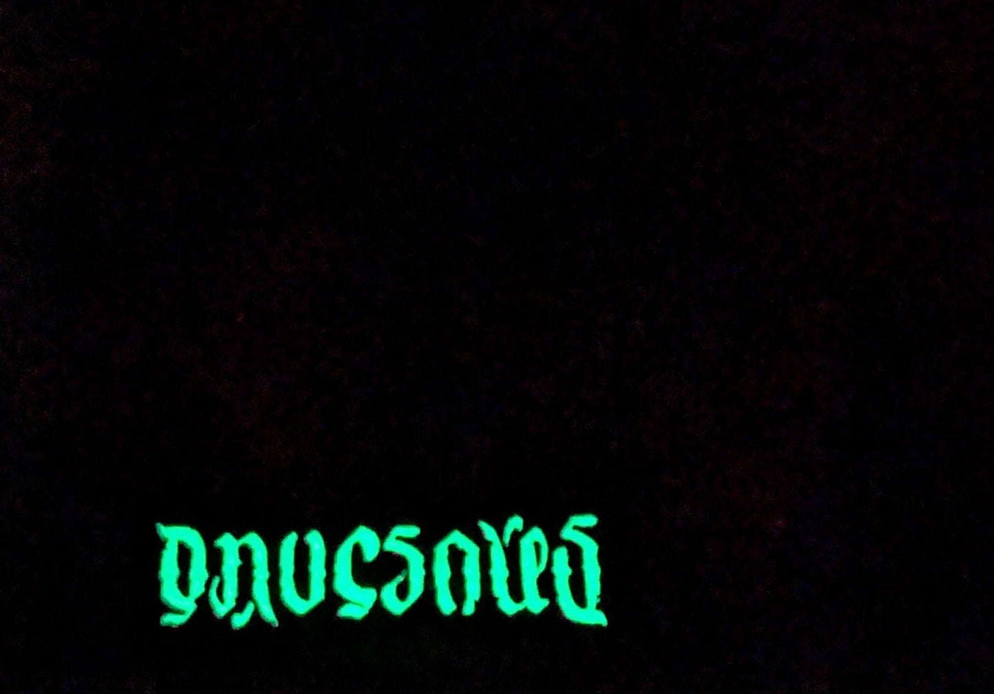 Scratch and Dent** Medium Hexagram in Greys and Black F/Spine in Gemstone Colors B/ Scrunch Tie Dye on a Gildan Ultra Cotton PFD T-Shirt