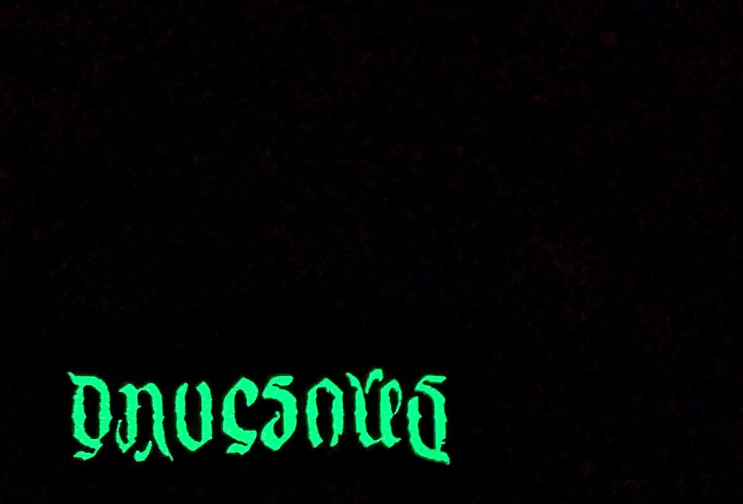 XL Fiery Cosmic Egg Front/ Cosmic Egg-Geode Hybrid Surround Tie Dye on a Tultex 291 Ringspun Cotton Long Sleeve Shirt