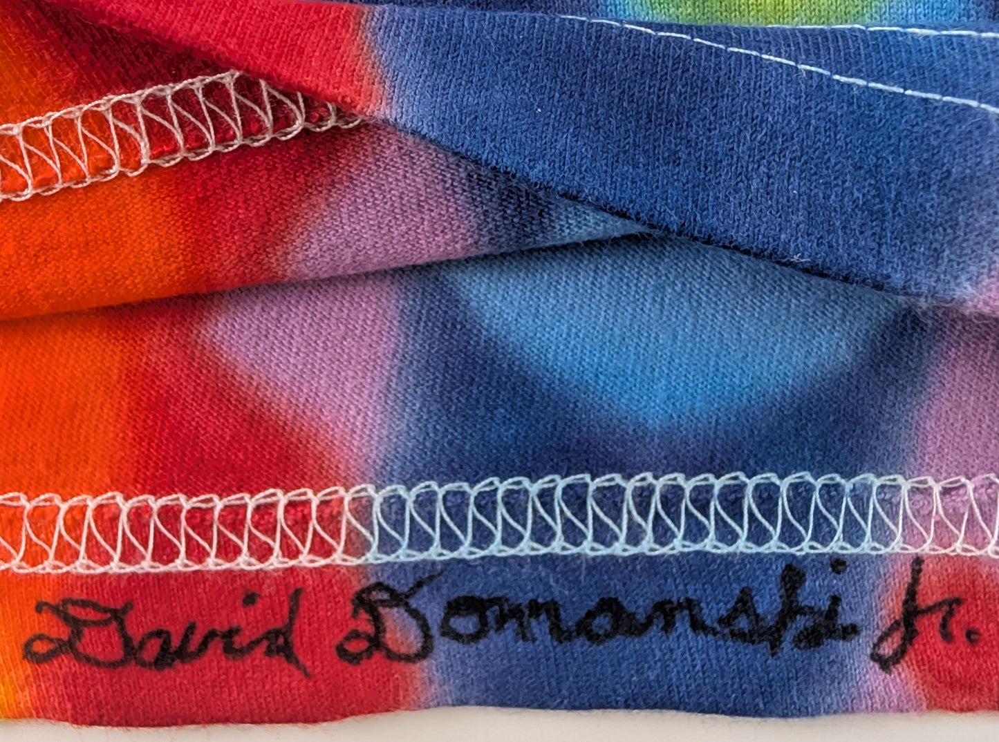 minor improved factory defect** 2X Heatwave.V-5e Tie Dye on a Tultex 291 Ringspun Cotton Long Sleeve Shirt *Read Description