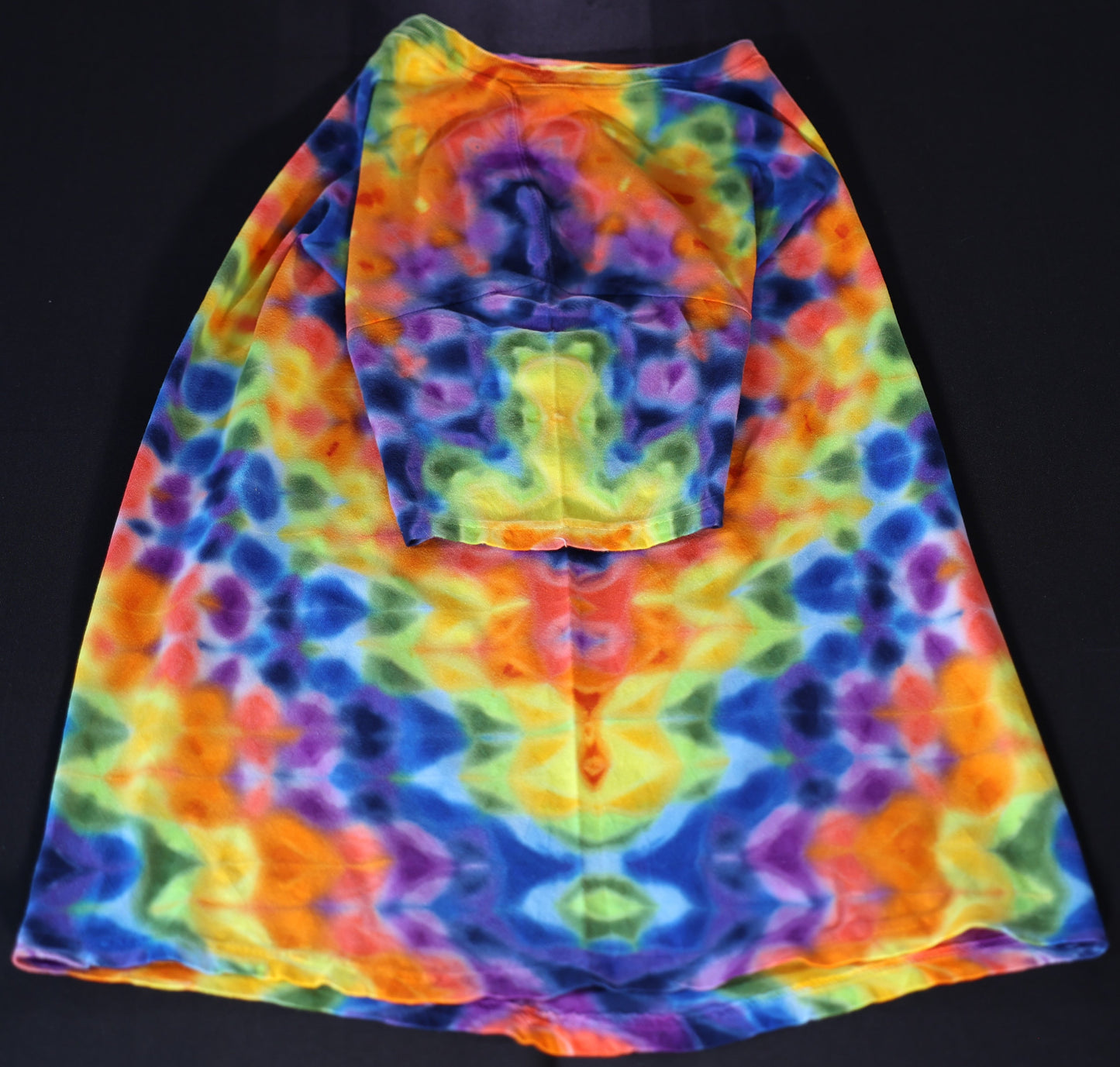 Medium Heatwave.v-4a Tie Dye on a Comfort Colors Heavyweight Garment Dye Ringspun Cotton T-Shirt