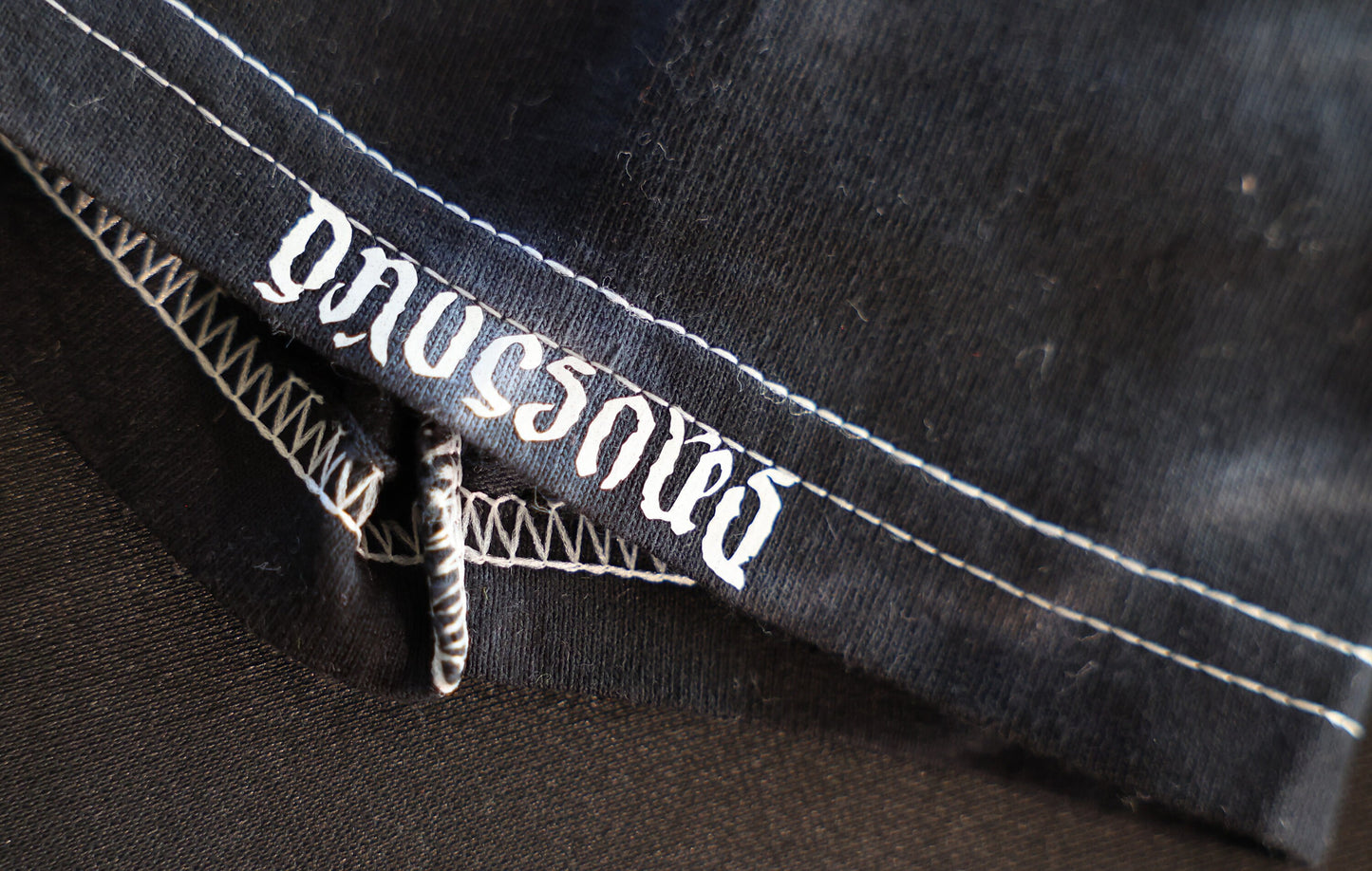 Youth Large Greys, Black + White Spiral "Crystal Wash" Low Water Immersion Tie Dye on a Gildan Ultra Cotton T-Shirt