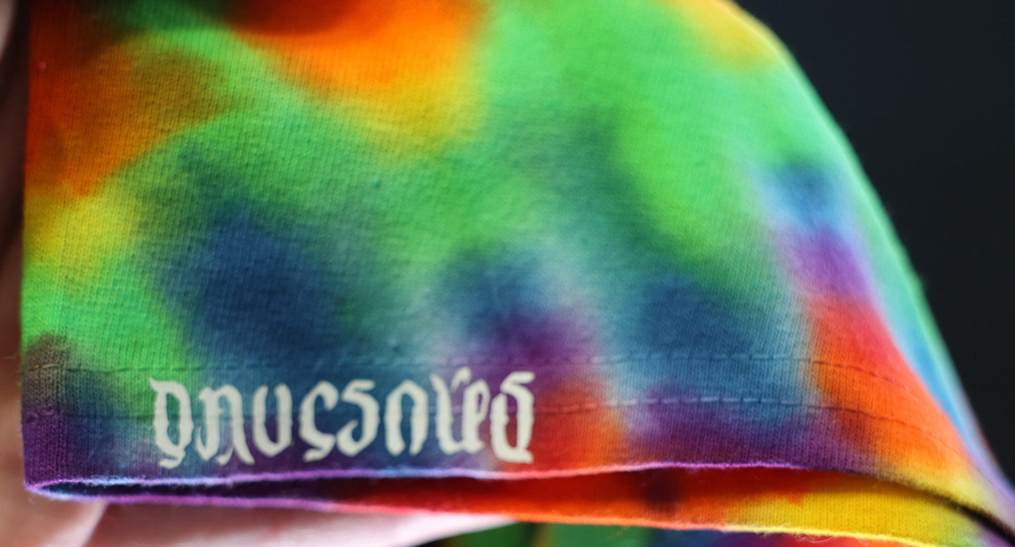 3X Trippy Weaver Variant Tie Dye on a Gildan Ultra PFD Cotton T-Shirt