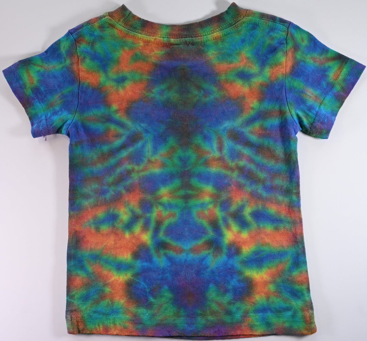12 Months Scrunch Tie Dye on a Rabbit Skins Cotton T-Shirt