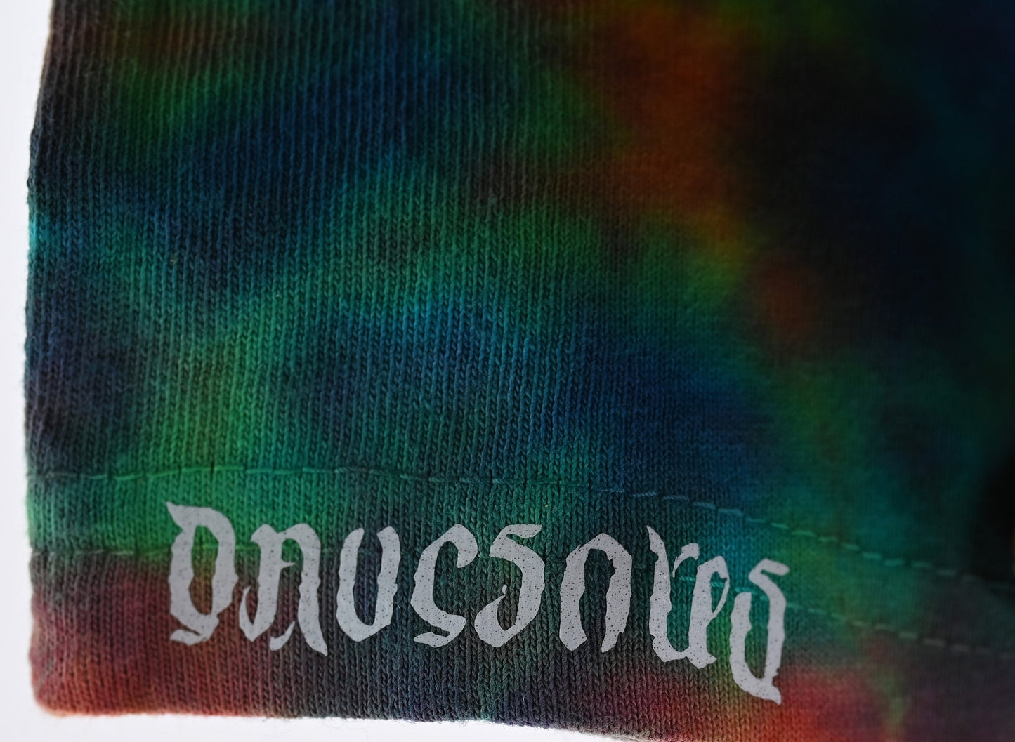 12 Months Scrunch Tie Dye on a Rabbit Skins Cotton T-Shirt