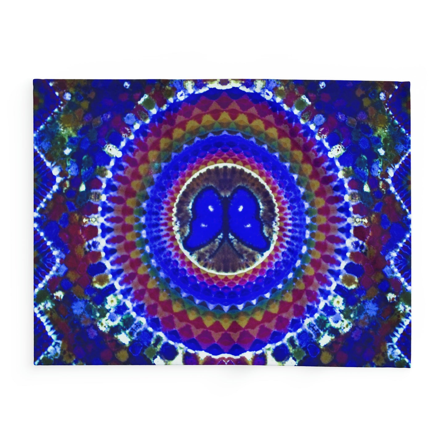 SMALL 30"X40" Arctic Fleece Blanket Print of "Electric Butterfly" Read Description