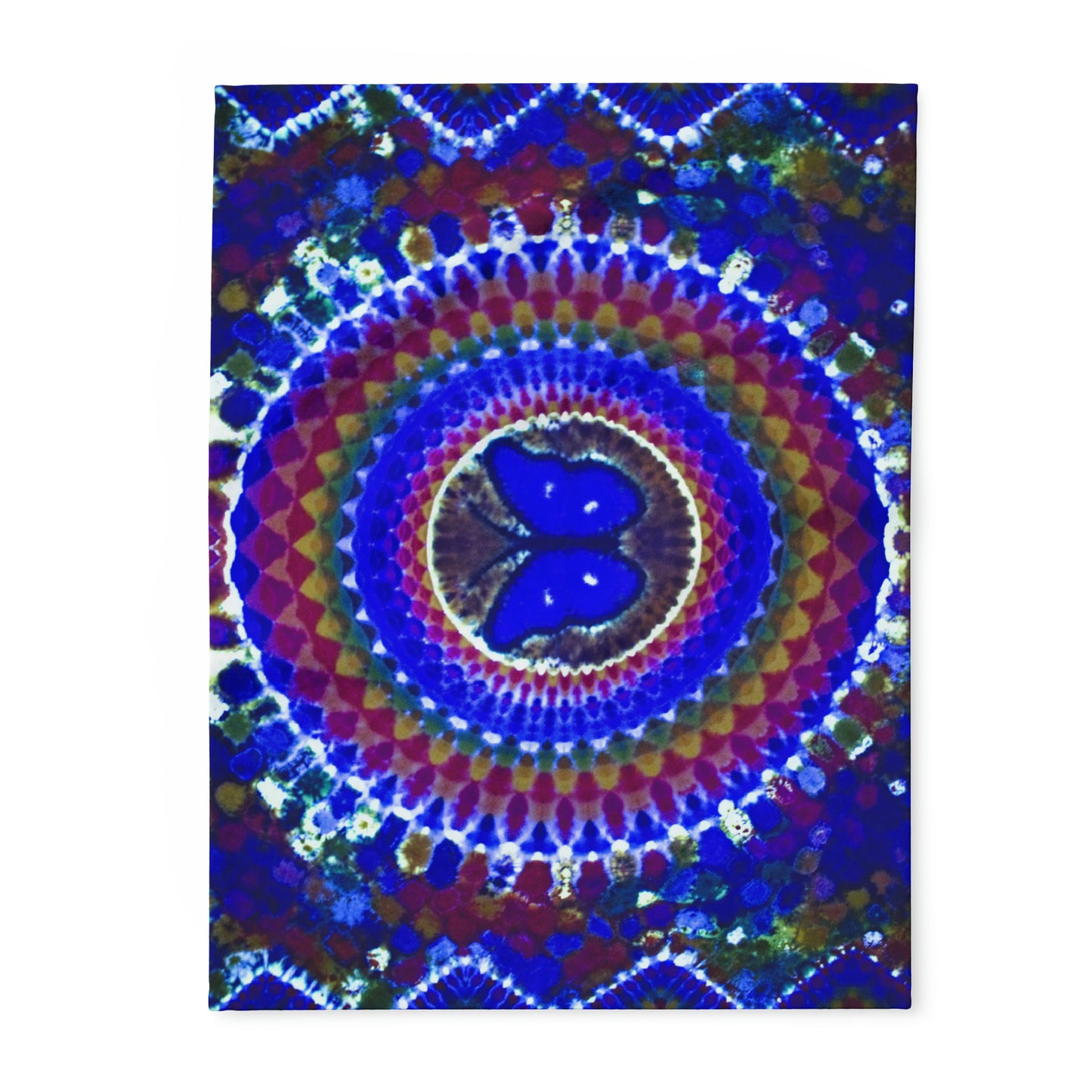 SMALL 30"X40" Arctic Fleece Blanket Print of "Electric Butterfly" Read Description