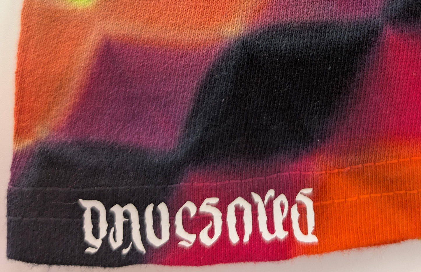 2X Zig Zag Honeycomb Tie Dye on a Gildan Ultra Cotton PFD (Prepared for Dye) T-Shirt