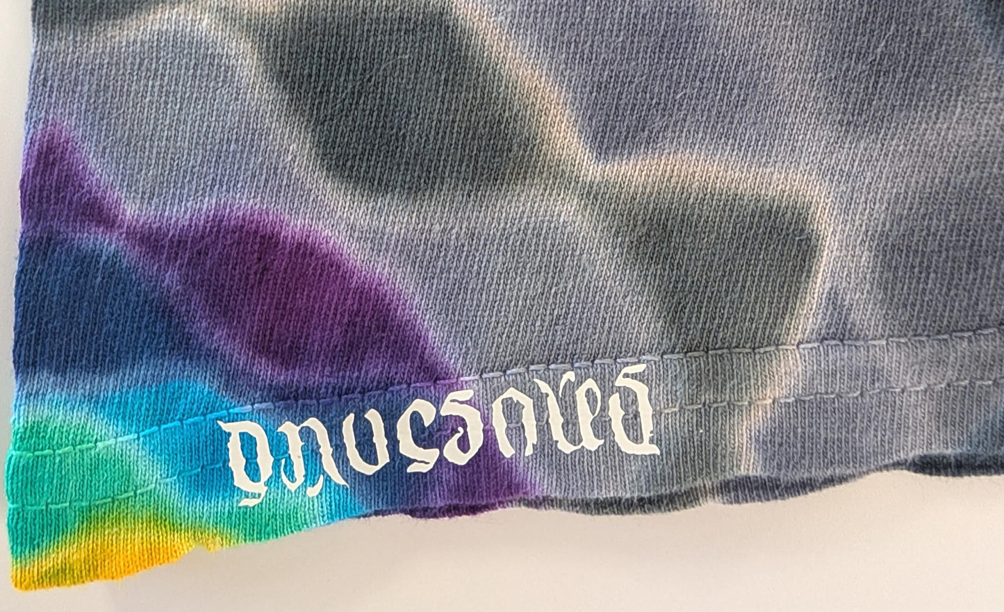 3X Zig Zag Honeycomb Tie Dye on a Gildan Ultra Cotton PFD (Prepared for Dye) T-Shirt
