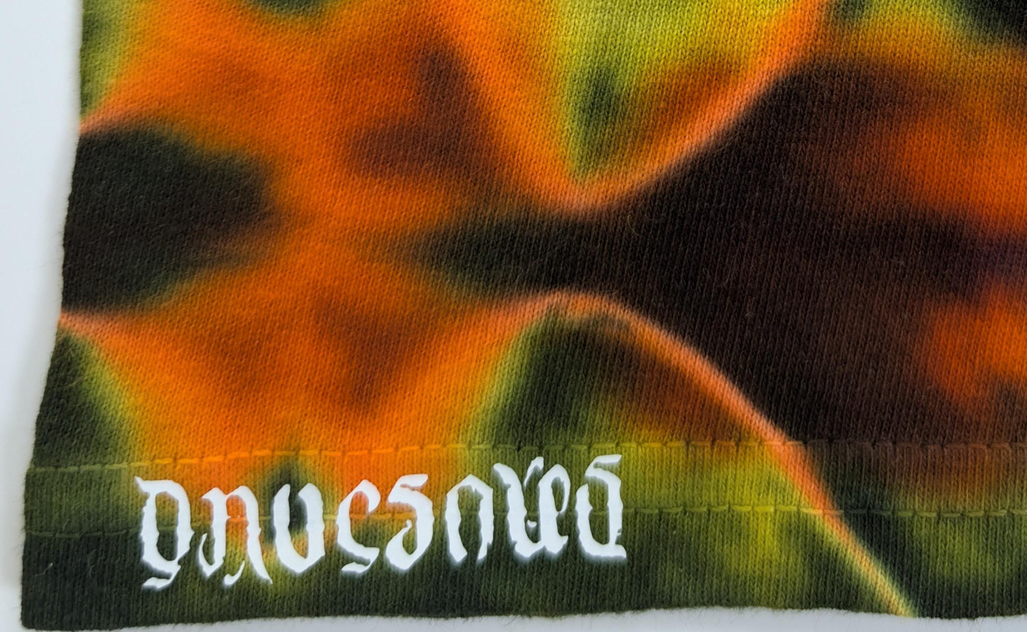3X Glitch Tie Dye on a Gildan Ultra Cotton PFD (Prepared for Dye) T-Shirt