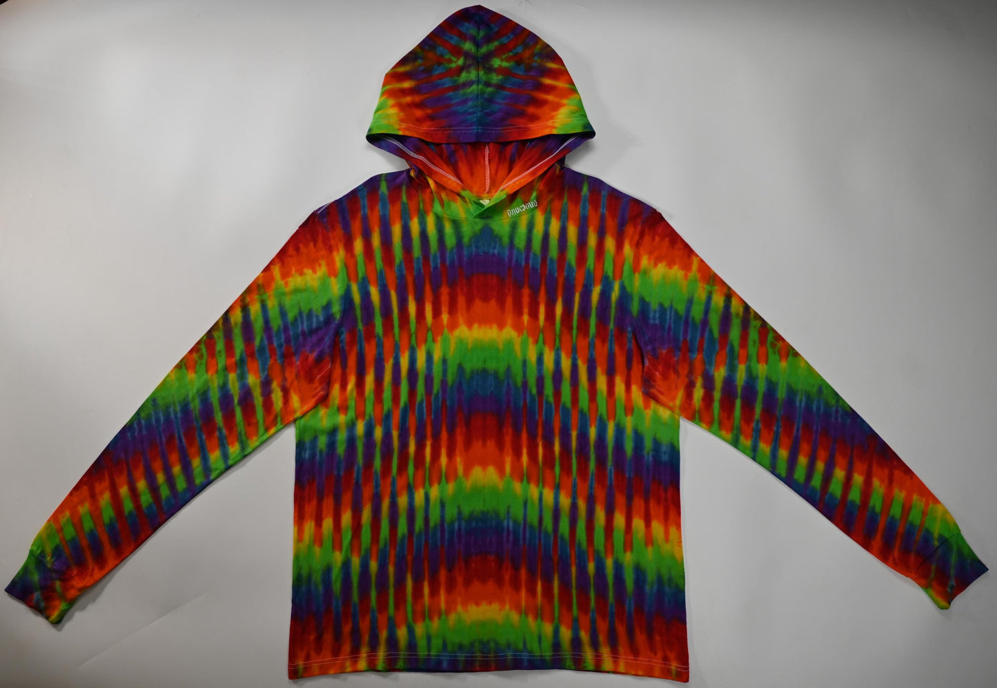 2X Trippy Weaver Vertical Pleat on a Bella + Canvas 3512 Unisex Jersey Long-Sleeve Hoodie*