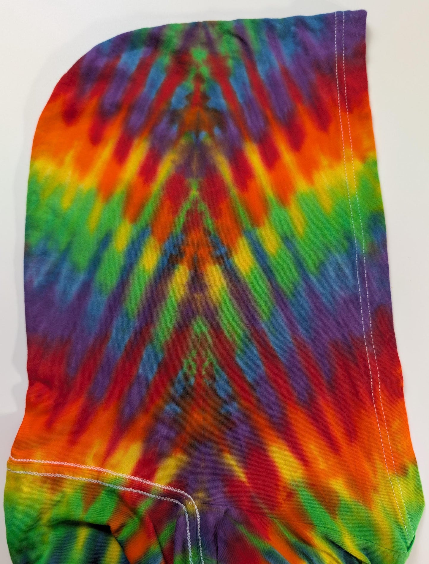 2X Trippy Weaver Vertical Pleat on a Bella + Canvas 3512 Unisex Jersey Long-Sleeve Hoodie*