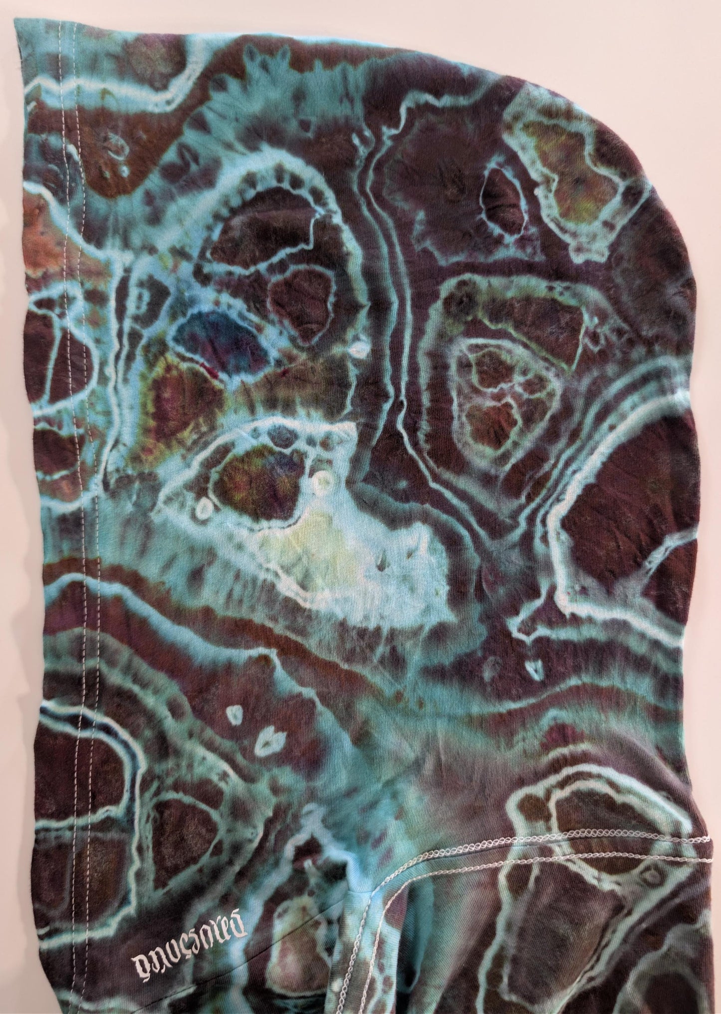 Large Geode Ice Dye Tie Dye on a Bella + Canvas 3512 Unisex Jersey Long-Sleeve Hoodie*