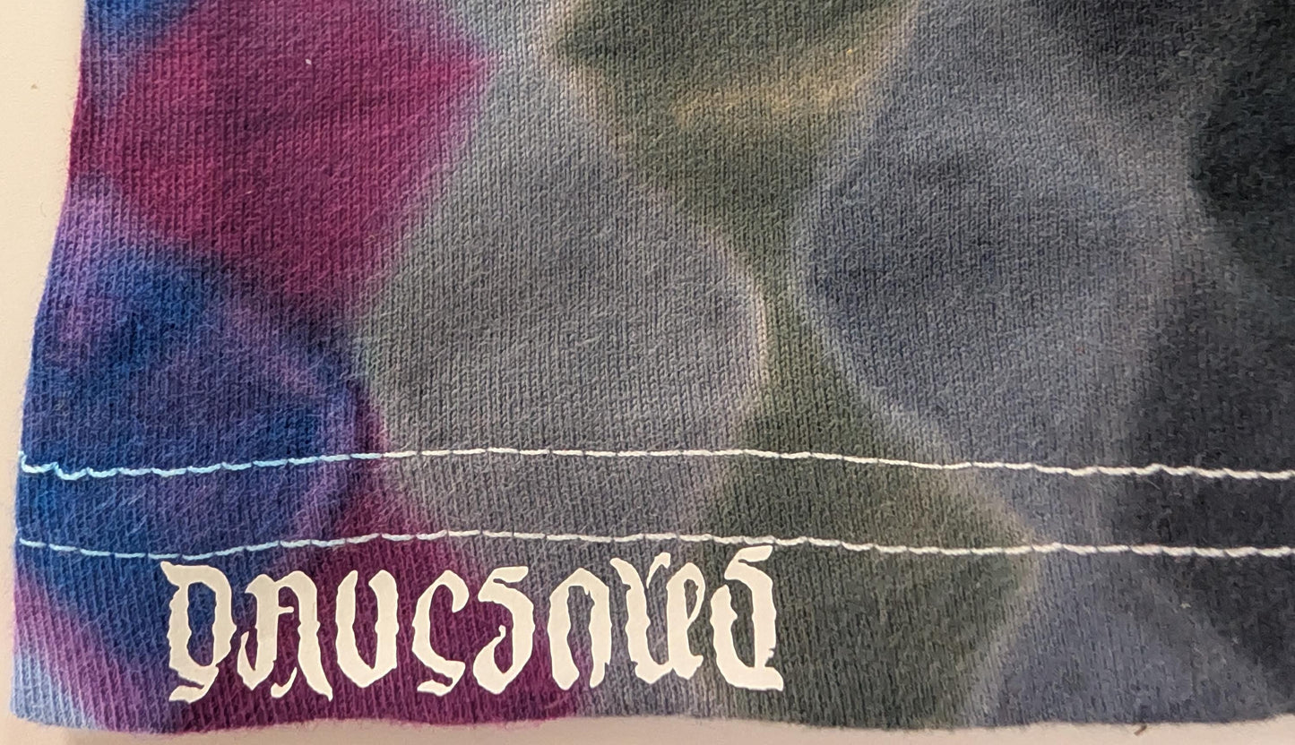 2X Heady 31 Color Zig Zag Honeycomb Tie Dye on a Tultex 291 Ringspun Cotton Long Sleeve Shirt