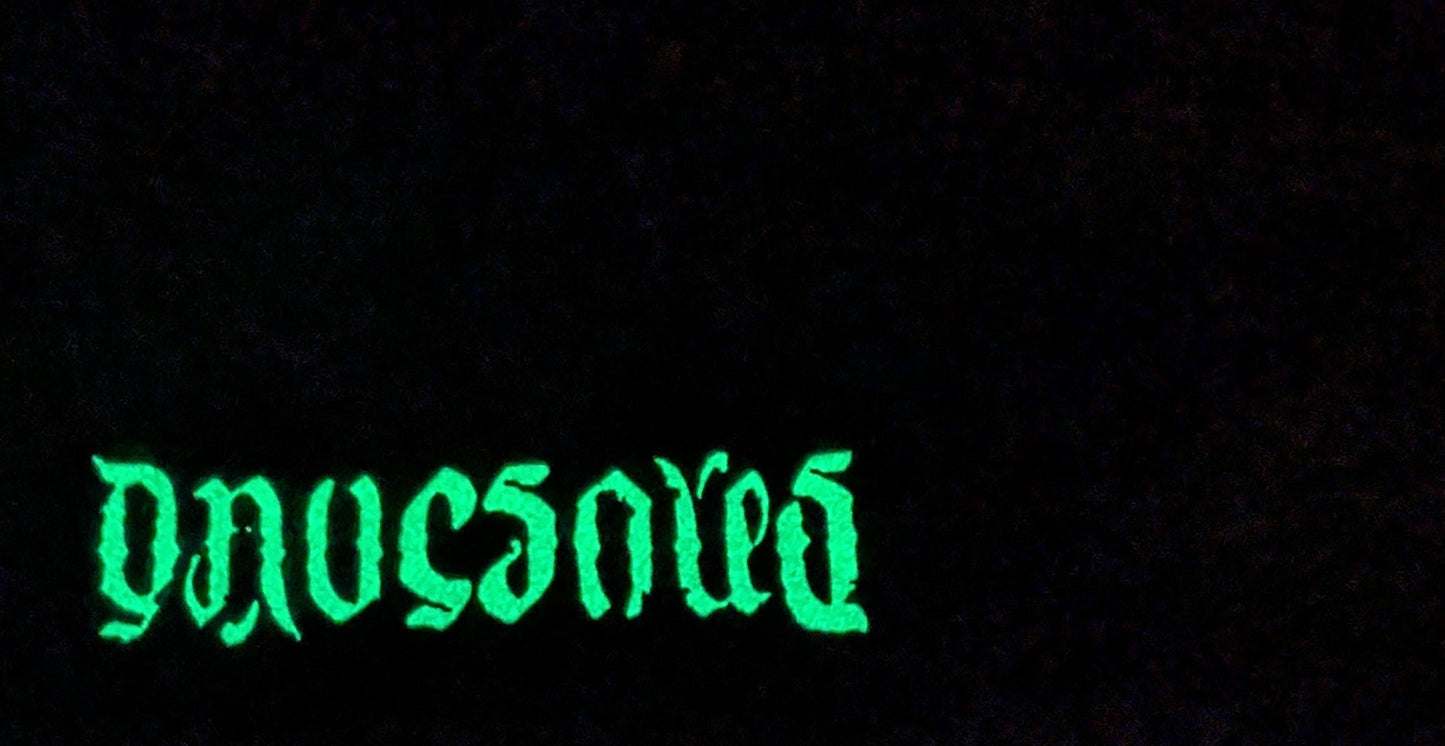 2X Super Heady UV Reactive 20Pt Mandala Cosmic Egg Cntr F/Geometric Tower B Shield/Scrunch Tie Dye on a Tultex 290 Ringspun Cotton T-Shirt