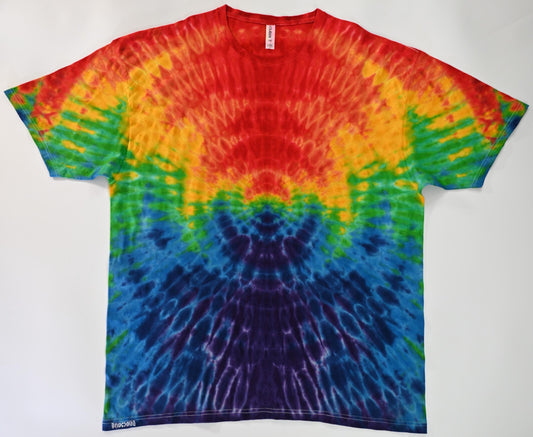 3X Ripple Tie Dye on a Tultex 290 Ringspun Cotton T-Shirt