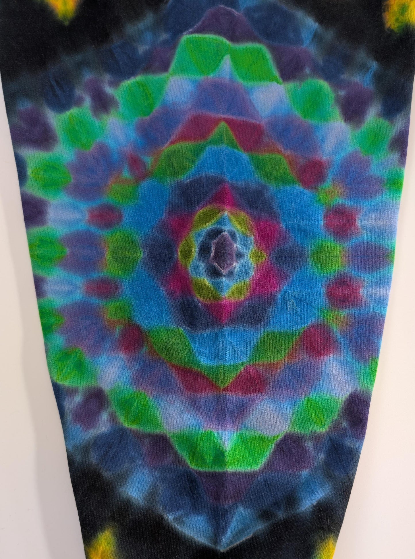 2X Bright Side/Dark Side Tie Dye Zipper Hoodie (Read Description)