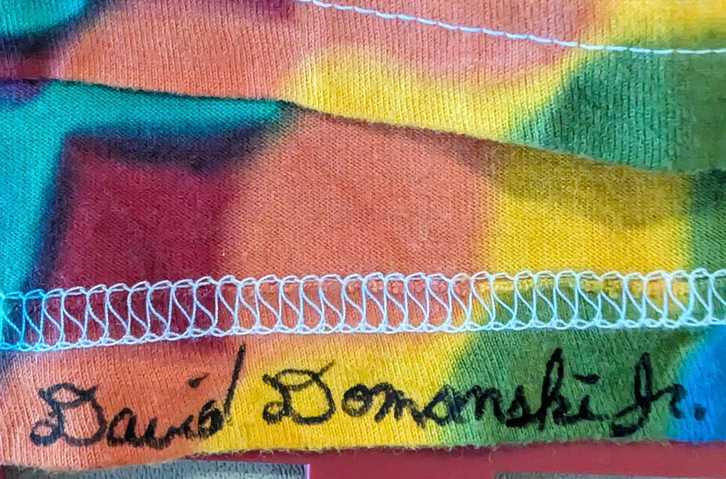 2X Heady 31 Color Zig Zag Honeycomb Tie Dye on a Tultex 291 Ringspun Cotton Long Sleeve Shirt