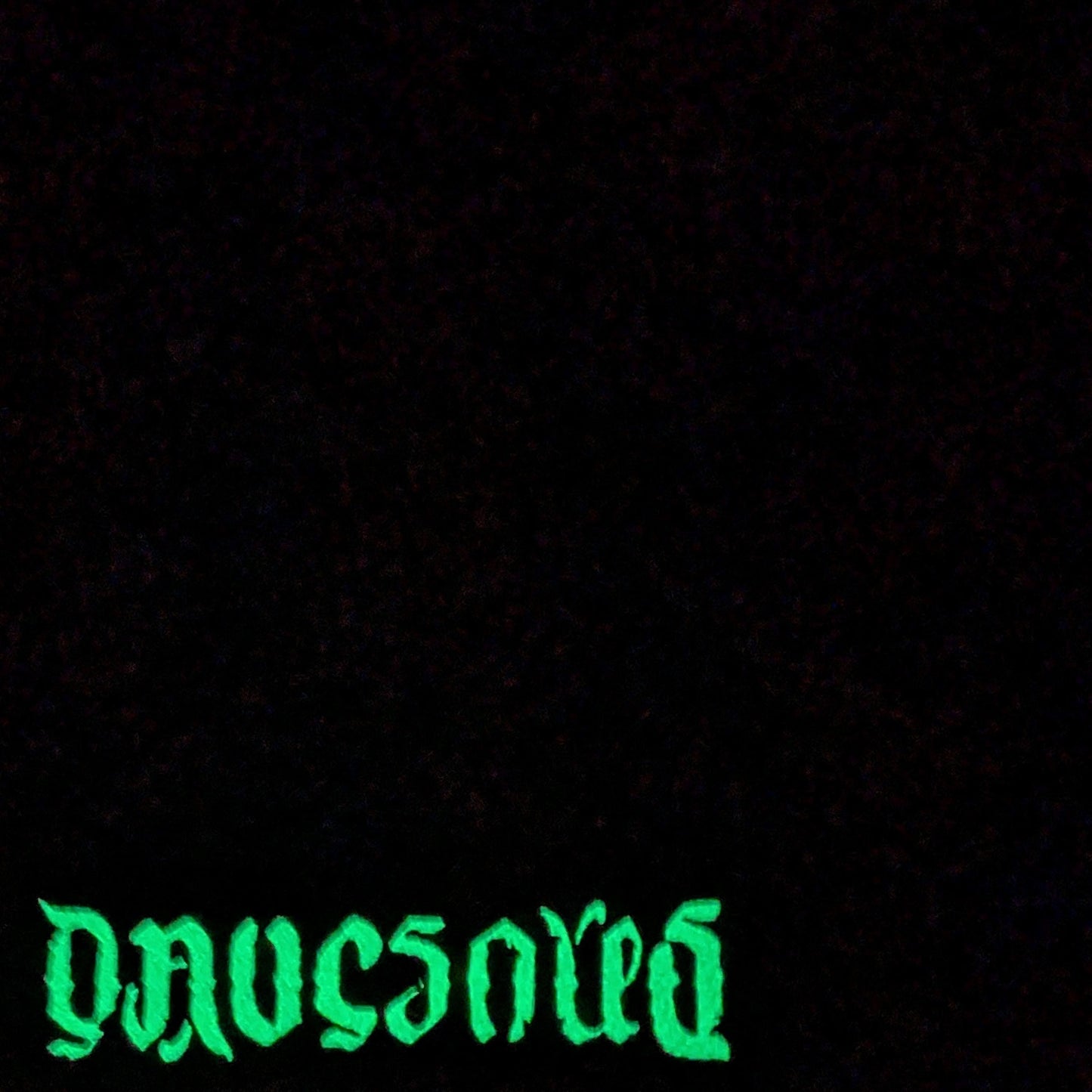 Large UV Reactive Cosmic Egg Front/Back/ Kenney Style Tie Die on a Gildan Ultra Cotton PFD (Prepared for Dye) T-Shirt