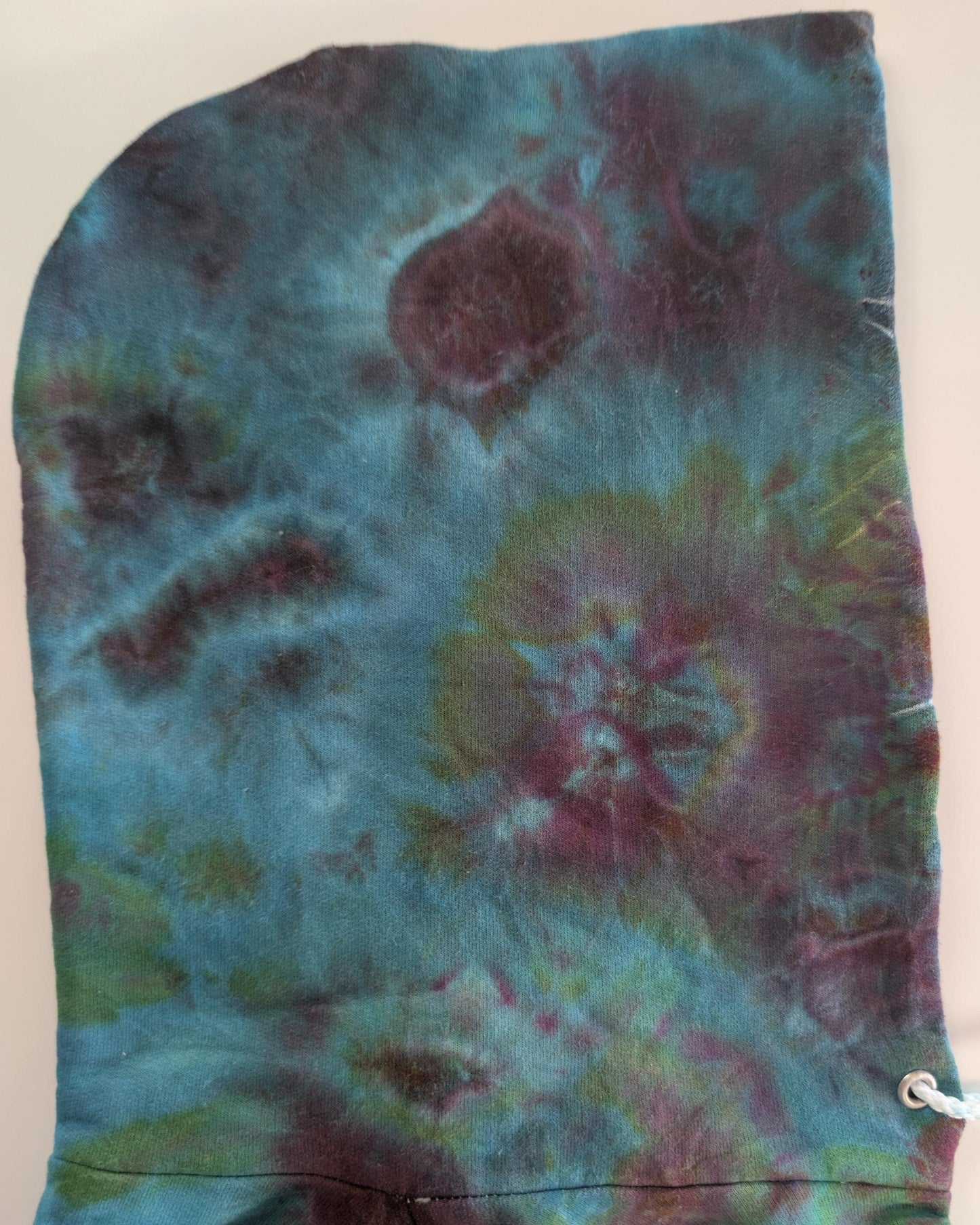 XL Geode Ice Dye Tie Dye on a Hanes Ultimate Cotton Pullover Hoodie
