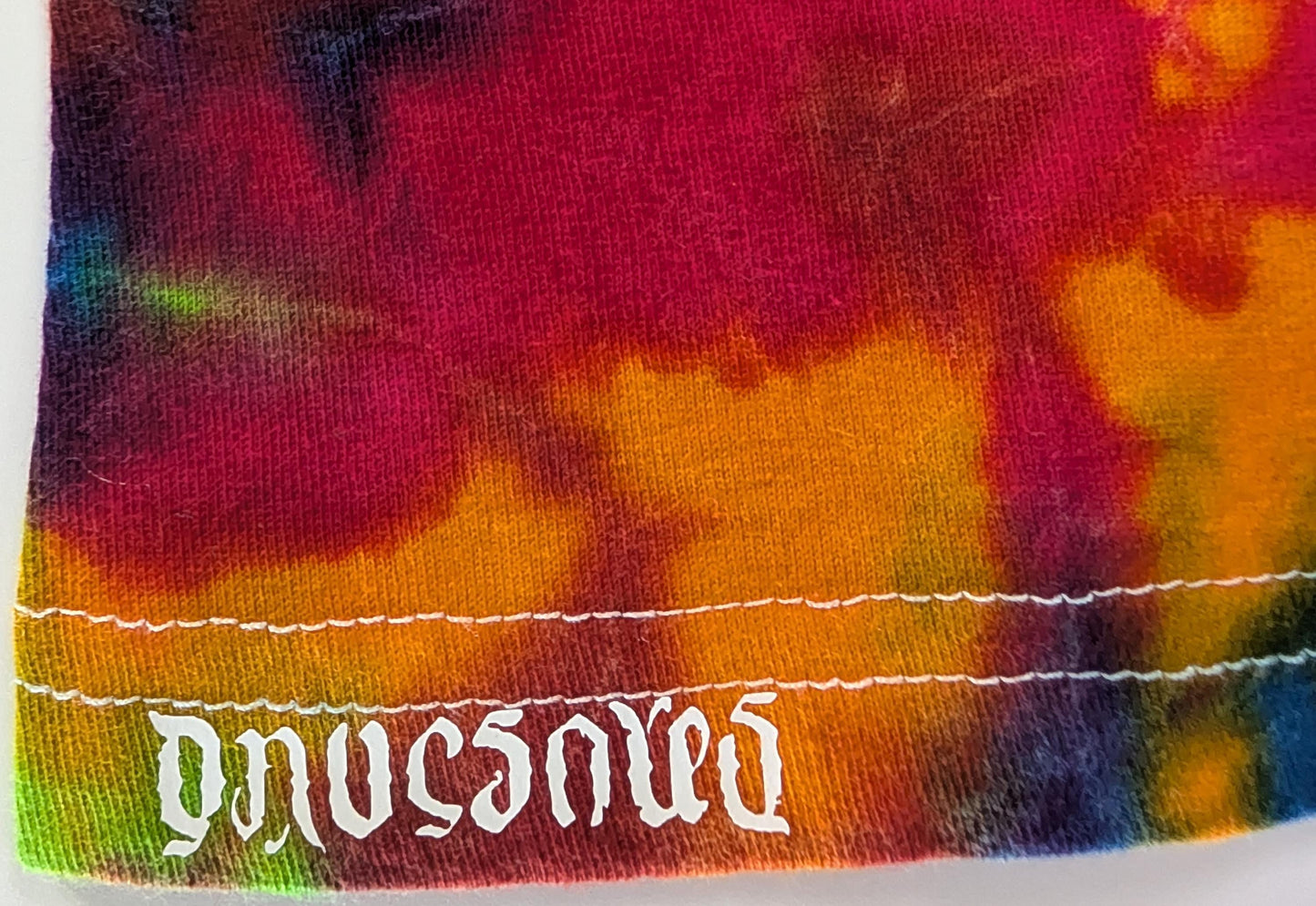 XL Rorschach Scrunch Tie Dye in My "Perplexing Paradox" Color Palette On a Tultex 290 Ringspun Cotton T-Shirt