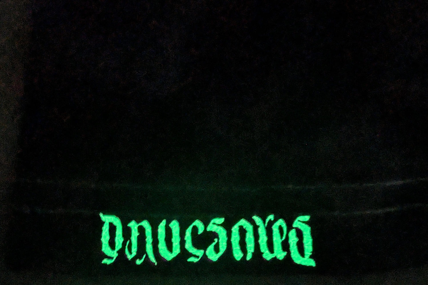 XL Heady UV Reactive Octagon>{16/4} Hexadecagram Front/Stepped Alien Spine Back/Zig Zag Honeycomb Sleeves, Scrunch Tie Dye Tultex T-Shirt