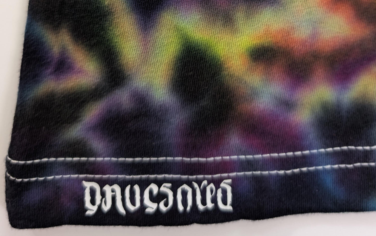 Large Rorschach Scrunch Tie Dye in my Psychedelic Vision Color Palette on a Bella + Canvas 3512 Unisex Jersey Long-Sleeve Hoodie*