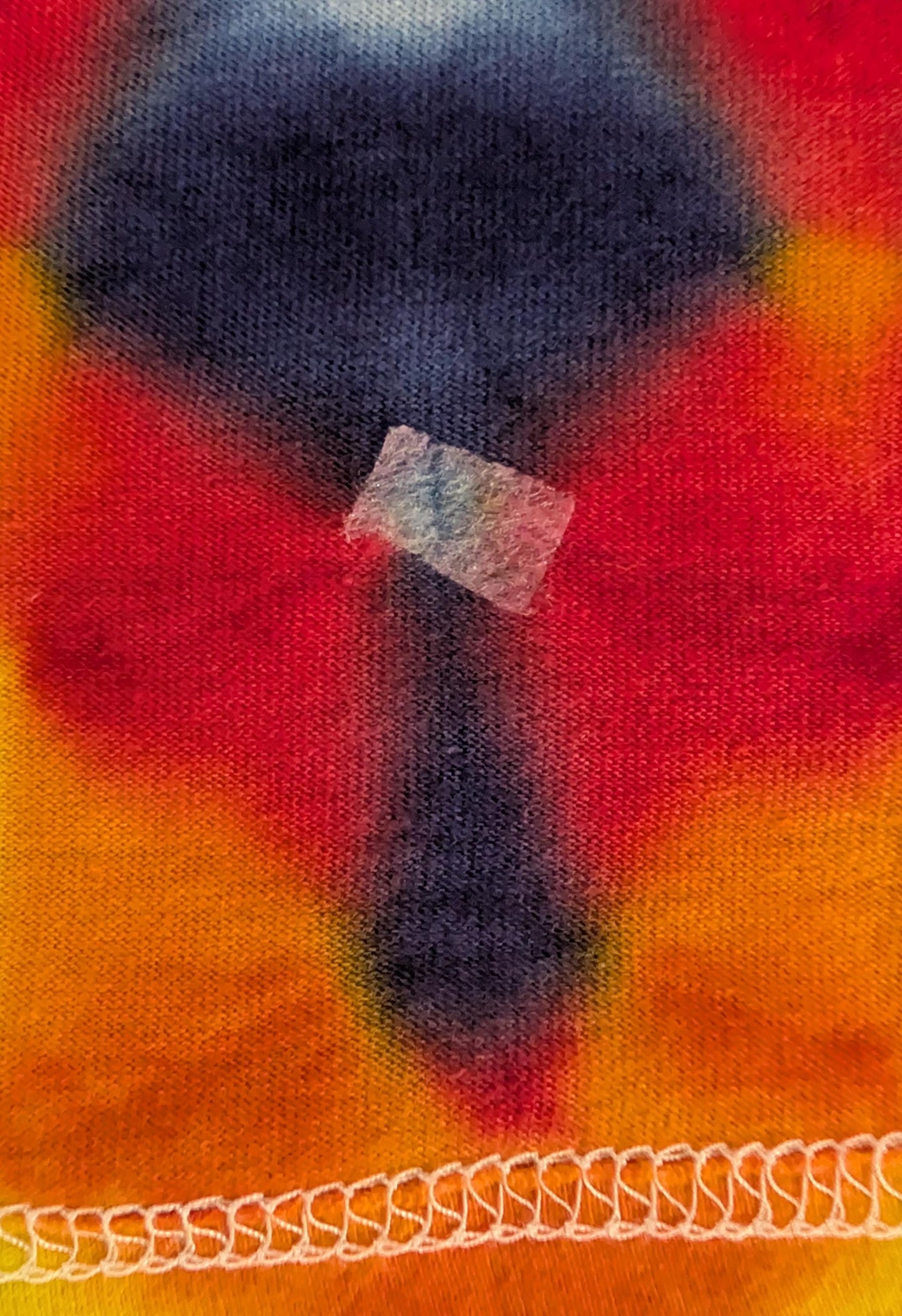 minor improved factory defect** 2X Heatwave.V-5e Tie Dye on a Tultex 291 Ringspun Cotton Long Sleeve Shirt *Read Description