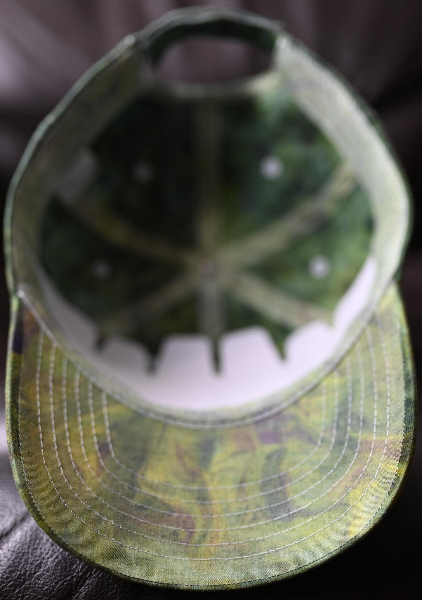 Adult Swirl Dyed/"Shaving Cream Dye" using My Neon Candy Nebula Color Palette on a Valucap Brushed Twill Cap