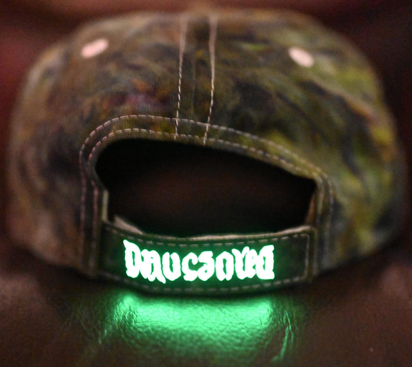 Adult Swirl Dyed/"Shaving Cream Dye" using My Neon Candy Nebula Color Palette on a Valucap Brushed Twill Cap