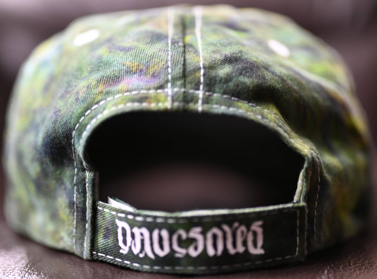 Adult Swirl Dyed/"Shaving Cream Dye" using My Neon Candy Nebula Color Palette on a Valucap Brushed Twill Cap