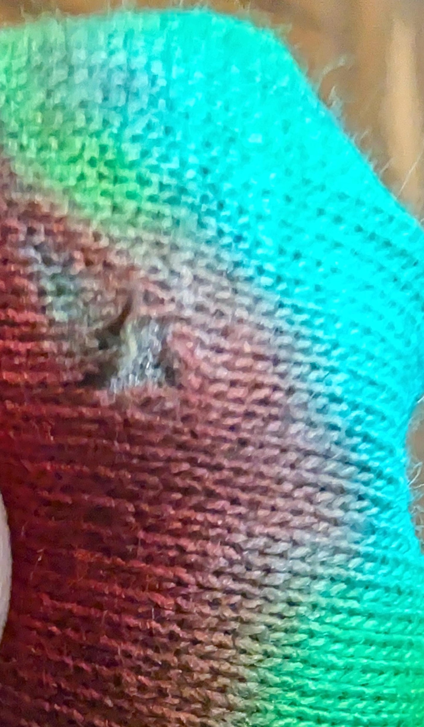 minor repaired boo-boo* 3X Rasta V-DNA/UV Reactive Cosmic Egg (Neon Vortex) Tie Dye on a Gildan Ultra Cotton PFD T-Shirt *read description