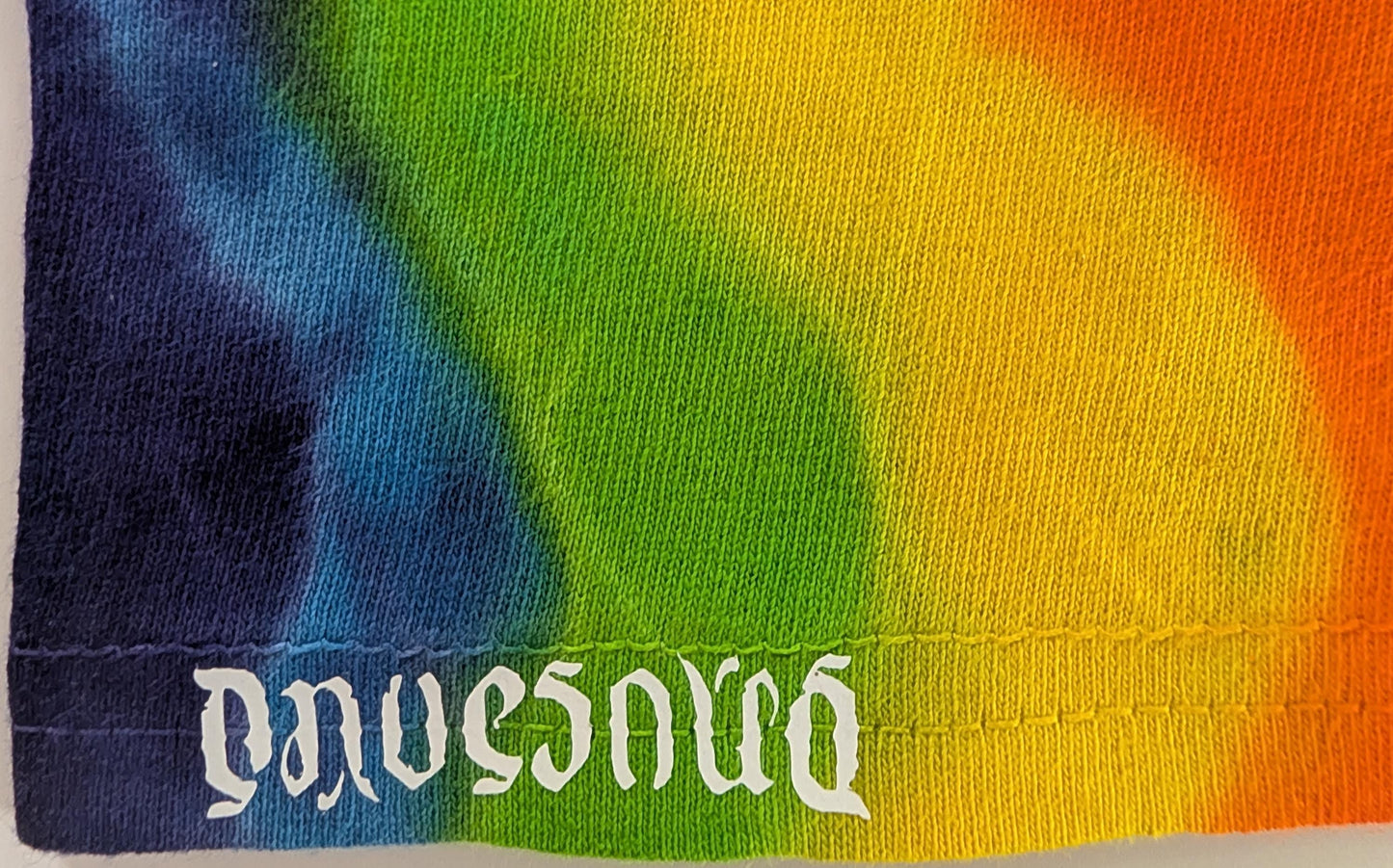 XL Wave Variation* Tie Dye on a Gildan Ultra Cotton PFD (Prepared for Dye) T-Shirt