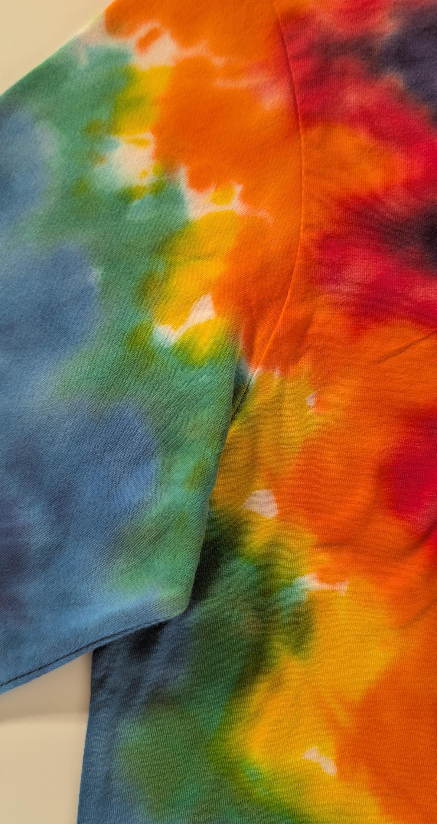 Medium Wave Variation* Tie Dye on a Bella + Canvas 3512 Unisex Jersey Long-Sleeve Hoodie**