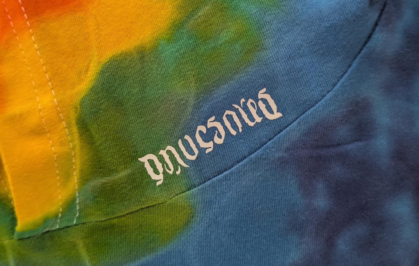 Medium Wave Variation* Tie Dye on a Bella + Canvas 3512 Unisex Jersey Long-Sleeve Hoodie**