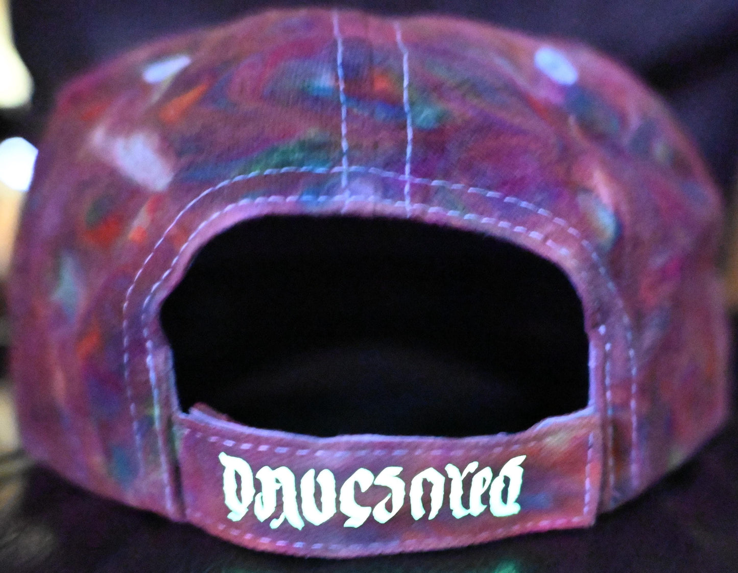 Adult Swirl Dyed/"Shaving Cream Dye" using My Expanded Prismatic Color Palette on a Valucap Brushed Twill Cap