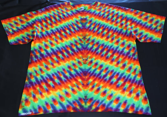 3X Trippy Weaver Variant Tie Dye on a Gildan Ultra PFD Cotton T-Shirt